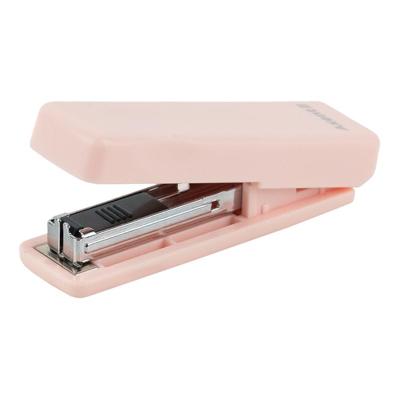 Степлер AXENT 4910-10-A MINI Pastelini, пластиковий, №10, 10 аркушів, рожевий